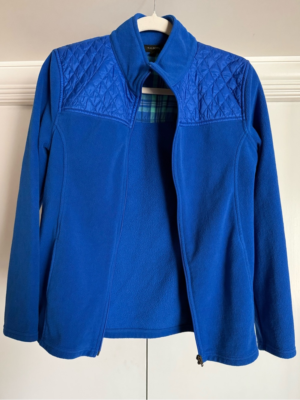 Talbot’s Blue Full-Zip Fleece Jacket